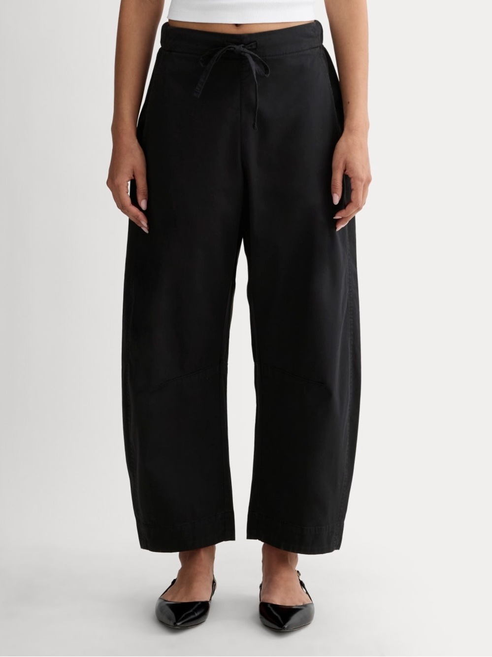 New Everlane THE EASY BARREL PANT Black Size XS - Picture 11 of 12
